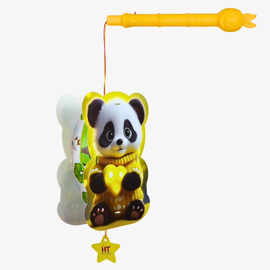 Lồng đèn 2 mảnh gấu trúc HT7785-16 - Ảnh 2