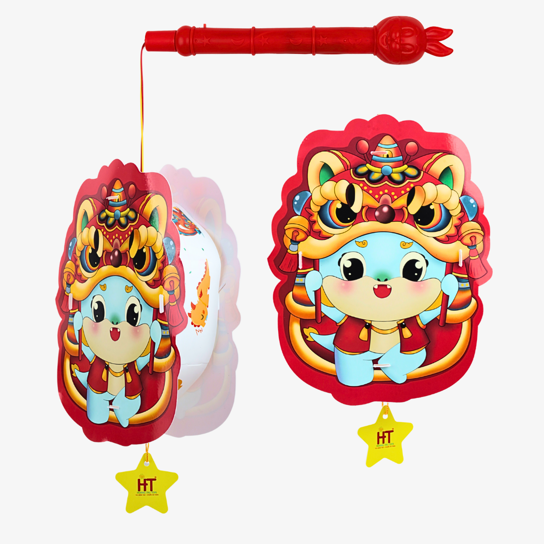 Lồng đèn 2 mảnh lân chibi HT7785-17