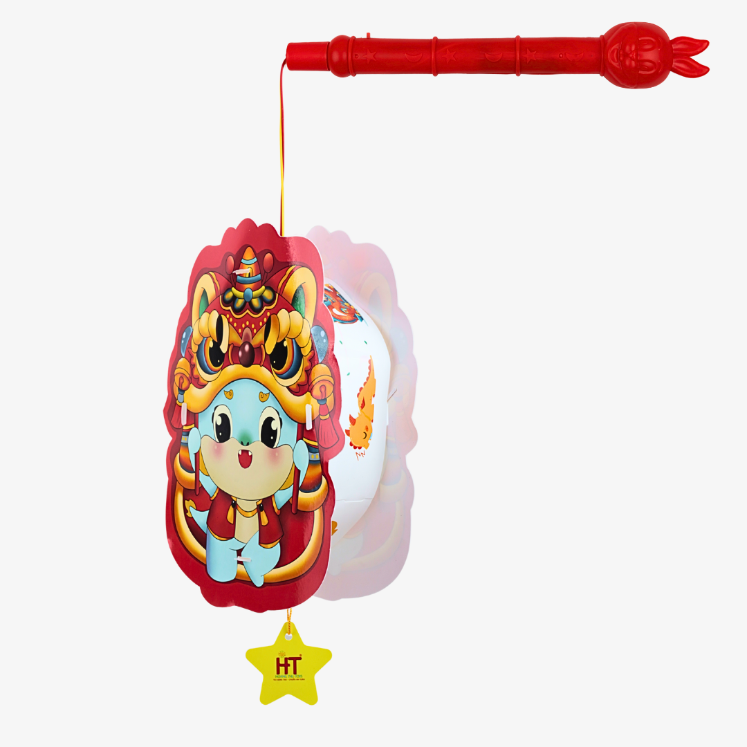 Lồng đèn 2 mảnh lân chibi HT7785-17 - Ảnh 4